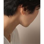 ペーパークリップチェーンロングピアス K10（両耳） | リラバイス 