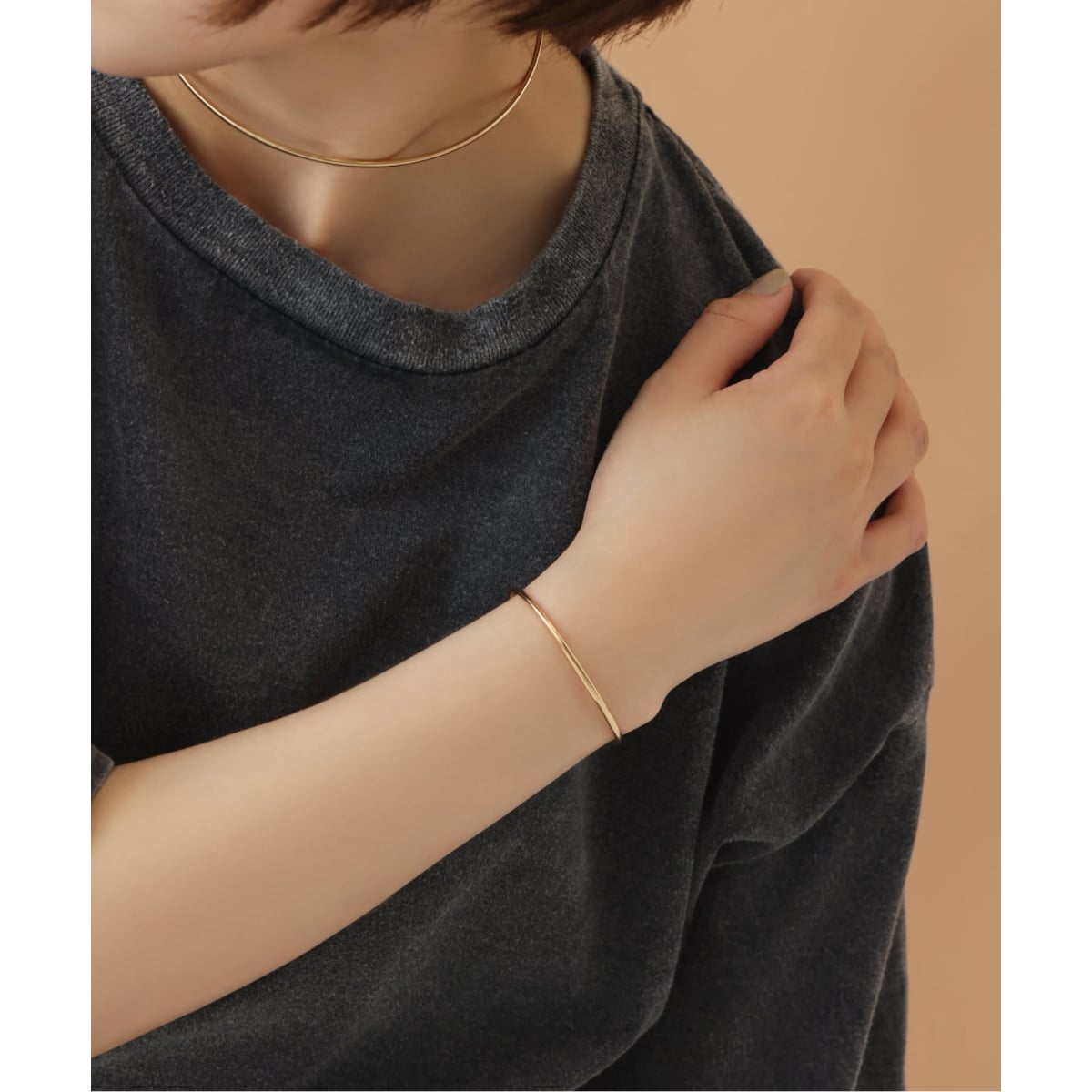 2.5パイプC型バングル K10 | リラバイスピック＆スパン(Lilas by Spick