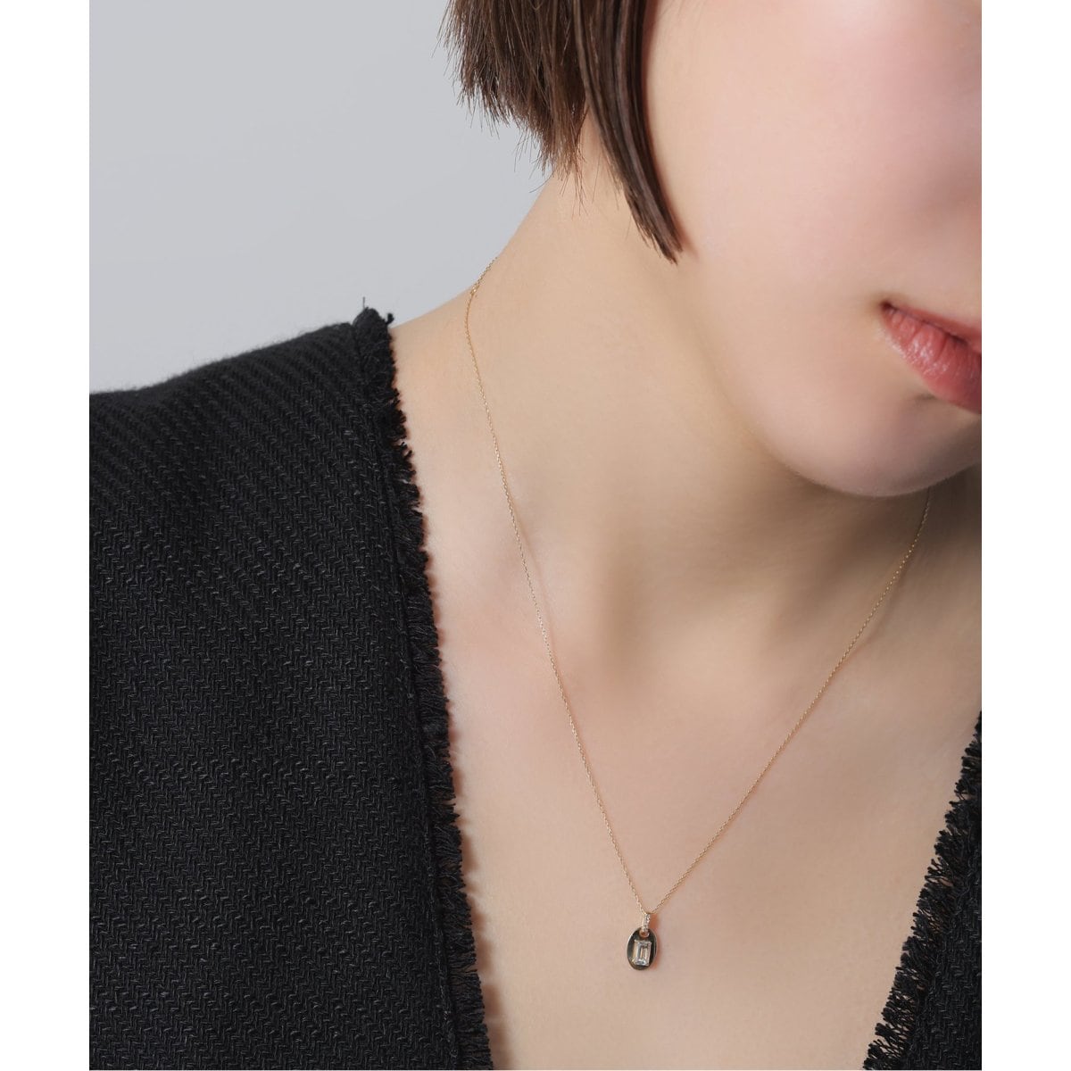 Lilas 2ラインナカオレピアス K10 spick&span バー