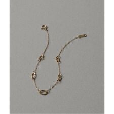 ミネラルパーツ5ピースブレスレット K10