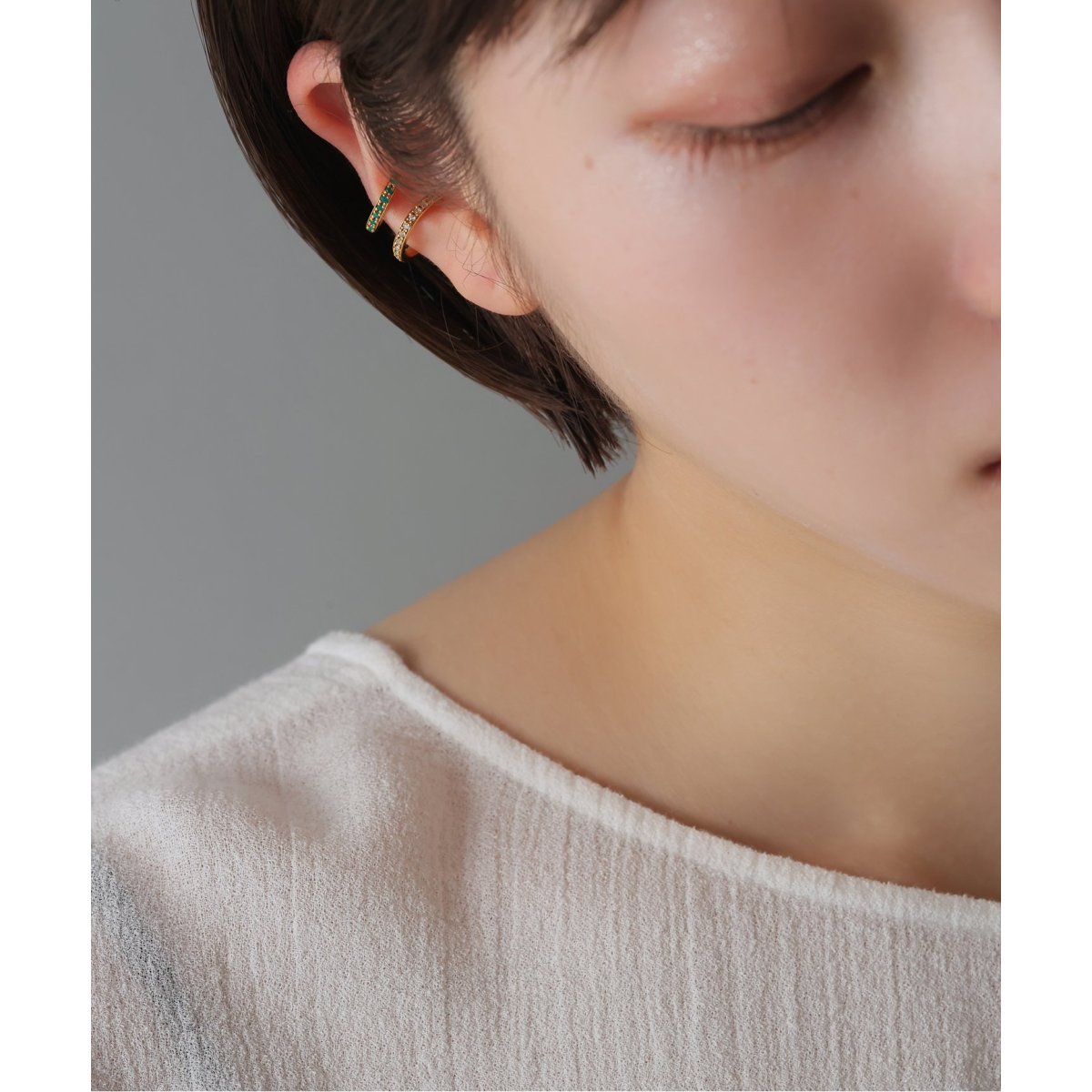 lilas by spick&span Cガタクリップイヤリング lilas by spick&span Cガタクリップイヤリング