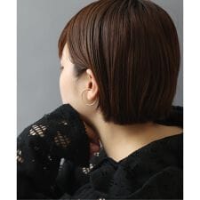 3cmサークルパイプイヤーカフ K10（片耳）
