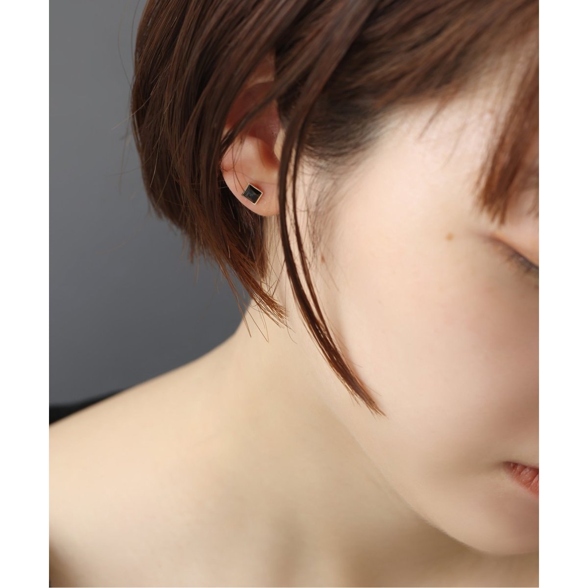 Lilas 1.5パイプ2cmルーフピアス K10（両耳） 予約》1.5パイプ2cmルーフピアス K10（両耳）（ピアス（両耳用