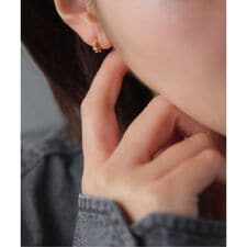 レイディアルダイヤピアス K10（両耳）