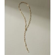 リラバイスピック＆スパン(Lilas by Spick and Span)の《予約》角シャインクリップチェーン50cmネックレスK18