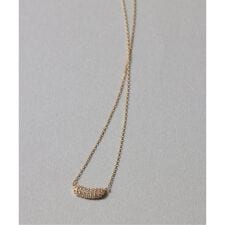 リラバイスピック＆スパン(Lilas by Spick and Span)の《予約》beansパヴェダイヤネックレス K18