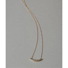 リラバイスピック＆スパン(Lilas by Spick and Span)の《WEB限定予約》ムーンラインホワイトトパーズネックレス K10