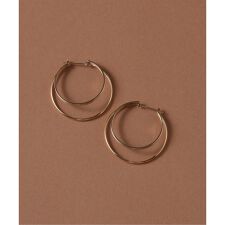 30mm2ラインフープピアス K10（両耳）