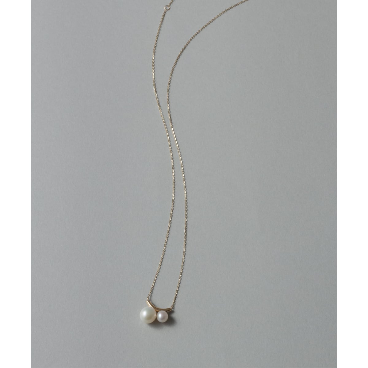 lilas アコヤ1粒パールネックレスK10 lilas アコヤ1粒パールネックレスK10 anq.】K10・アコヤパール 一粒