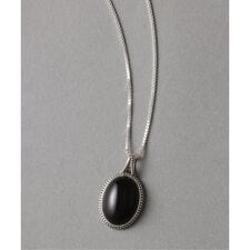 【SAMH by LILAS】オニキスネックレス SV