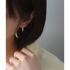 《WEB限定予約》サークルラインピアス K10（両耳）