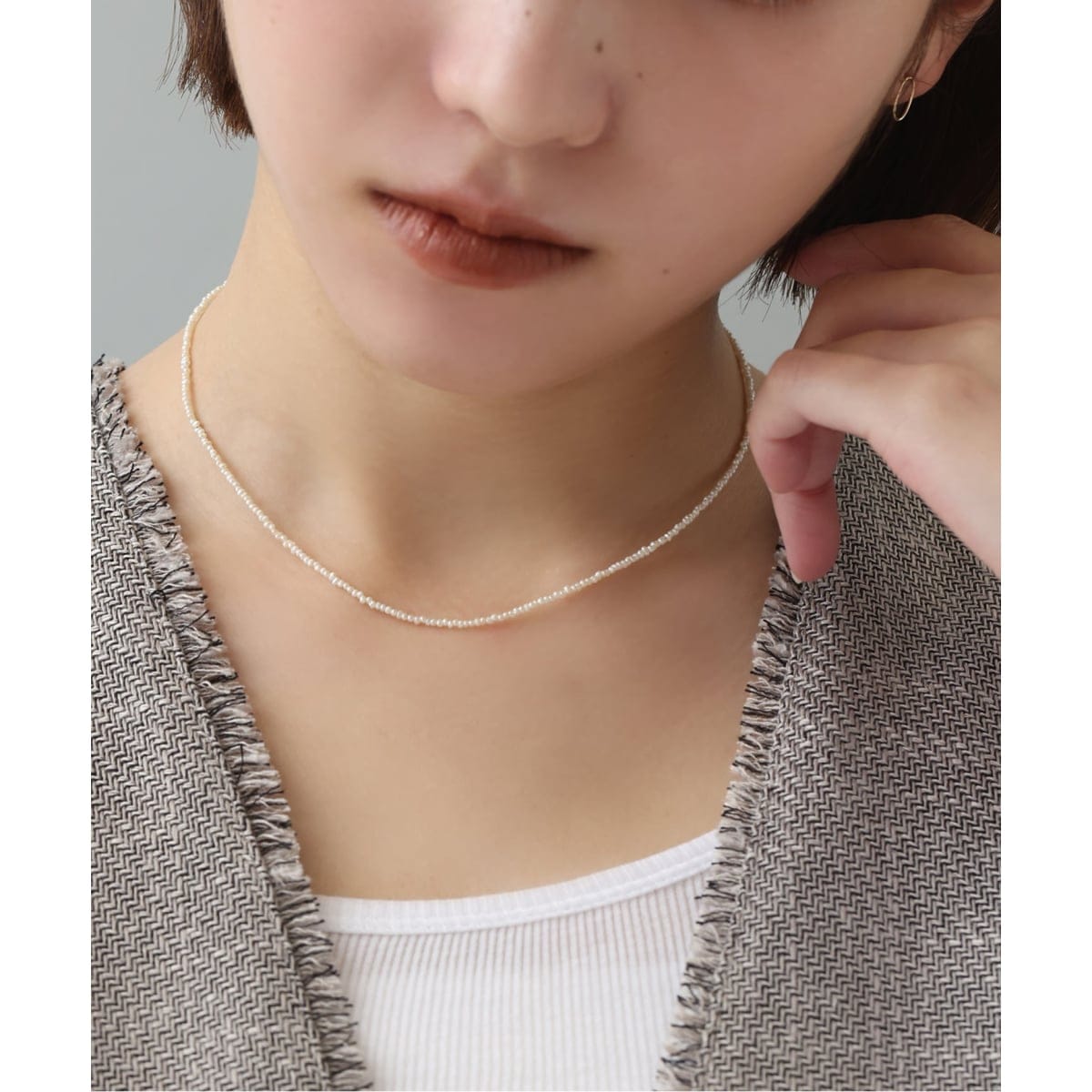 WEB限定予約》シードパールチェーンネックレス K10 | リラバイスピック