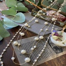 ３連パールネックレス（結婚式/二次会/謝恩会/パーティー）