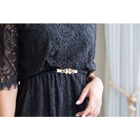 パールバックル細ベルト 結婚式 二次会 謝恩会 パーティー エー アール アザレアローズ Ar Azalea Rose 0499 008 ファッション通販 マルイウェブチャネル