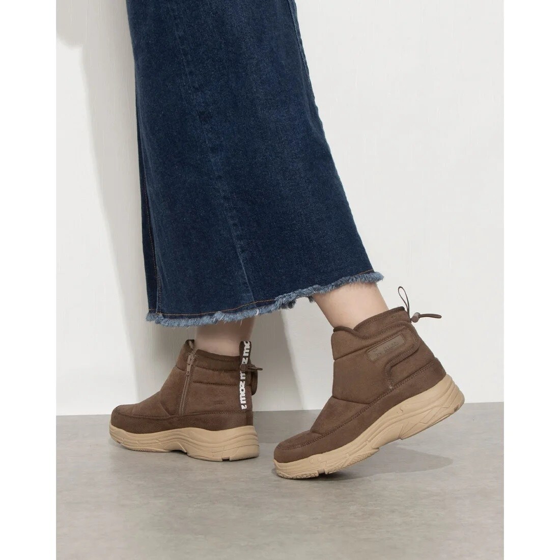 23秋冬新作】〔防水〕moz キルティング ショートブーツ | モズ(moz