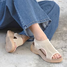 【定番人気】〔新色追加〕moz メッシュ ニット スポーツサンダル