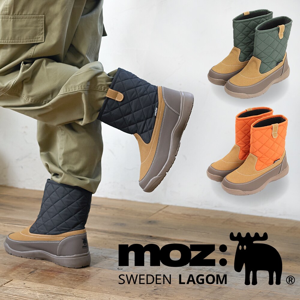 24秋冬新作】moz キルティング カラーコンビ スノーブーツ | モズ(moz