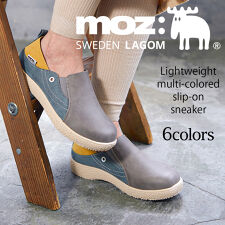 モズ(moz)の【25秋冬新作】【新色追加】〔かかとが踏める〕moz マルチカラー軽量スリッポン