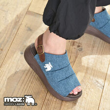 【人気商品再入荷！】moz 厚底 2way  ストラップ ギャザー サンダル