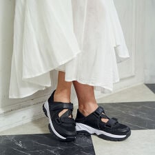 【25春夏新作】ダブルベルト スニーカーサンダル