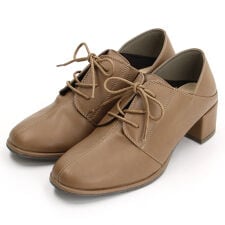 グリッターセレクト(GLITTER SELECT)の【25秋冬新作】ELLE PLANETE レースアップ マニッシュ シューズ