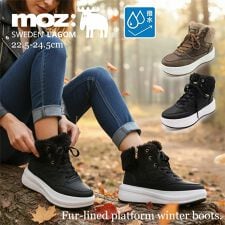 モズ(moz)の【25秋冬新作】moz 撥水 ハイカット スニーカー ブーツ