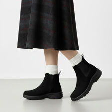 エドウィン(EDWIN)の【25秋冬新作】〔防水撥水〕EDWIN BODYFIRE スエード調 サイドゴアブーツ