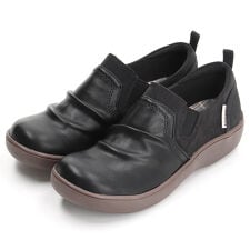 【26春夏新作】〔軽量〕moz カジュアル ギャザー スリッポン