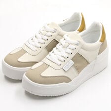 【26春夏新作】moz 厚底 ウェッジソール スニーカー