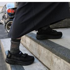 【26春夏新作】〔軽量〕moz ベルクロ ロゴ スニーカーサンダル