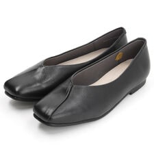 【26春夏新作】〔本革〕Balancoire スクエアトゥ フラット パンプス