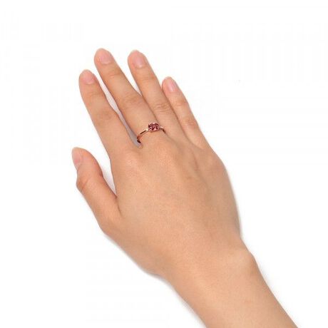 １０月誕生石 ｋ１０ ピンクゴールド ピンクトルマリン リング エステール Estelle 0168 9947 0019 ファッション通販 マルイウェブチャネル