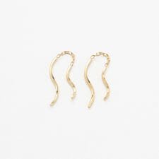 エステール(ESTELLE)の【WEB限定】K10 イエローゴールド アメリカン ピアス