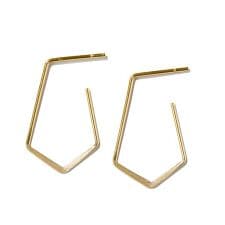 K10 イエローゴールド ピアス