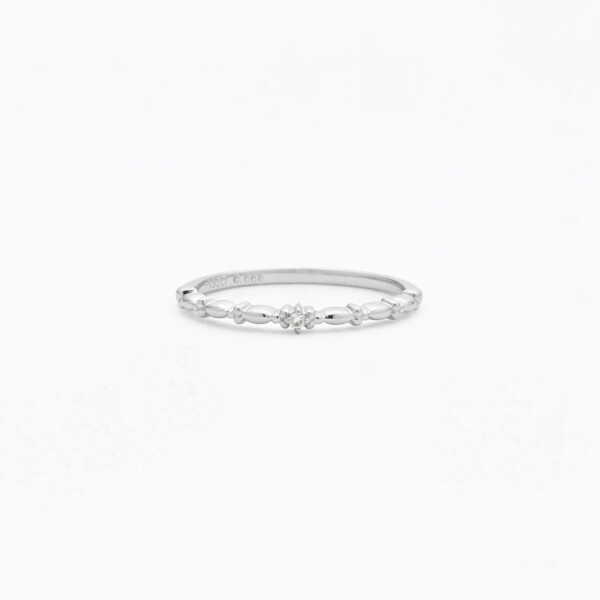 【WEB限定】プラチナ ダイヤモンド ピンキーリング（指輪 