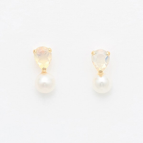 SIENA ROSE ピアス 「オンライン限定」Cラインのパールキャッチ