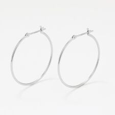 プラチナ フープ ピアス（30mm）