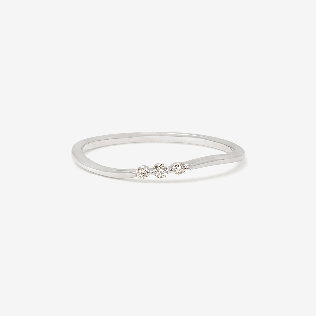 K10 ピンクゴールド ダイヤモンド ハート リング（指輪