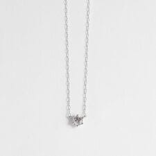 【WEB限定】K18 ホワイトゴールド ダイヤモンド ネックレス（0.15ct）