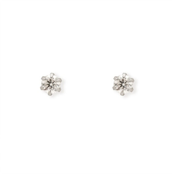 【WEB限定】プラチナブラウンダイヤモンドピアス（0.2ct）