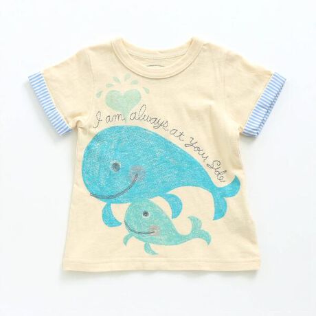 クジラ親子プリント半袖tシャツ エフオーオンラインストア F O Online 071 ファッション通販 マルイウェブチャネル