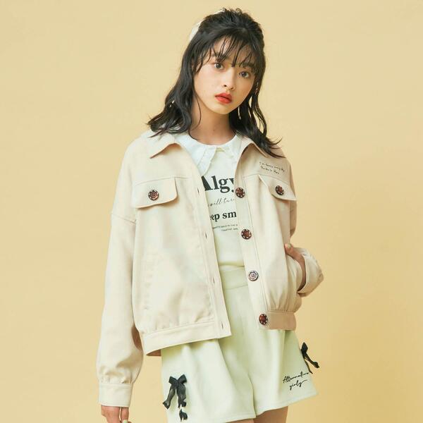 ジャケット・アウター Daisy Amazon | [マリークヮント] デイジーアイコンフェイクムートン