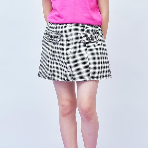 フラップロゴ前ボタンスカパン | エフオーオンラインストア(F.O.Online