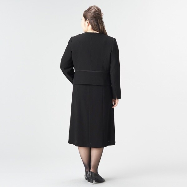 新品　ブラックフォーマル　礼服　大きいサイズ　アンサンブル　25号　25ABR 楽天市場】【13200円以上500円offクーポン発行中】【60%off】ブラック