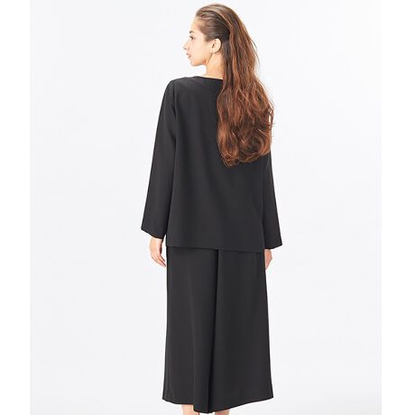 ワイドパンツとブラウスのセットアップスーツ レディース フォーマル 喪服 礼服 卒業式 卒園式 ソリテール Soriteal 02v ファッション通販 マルイウェブチャネル