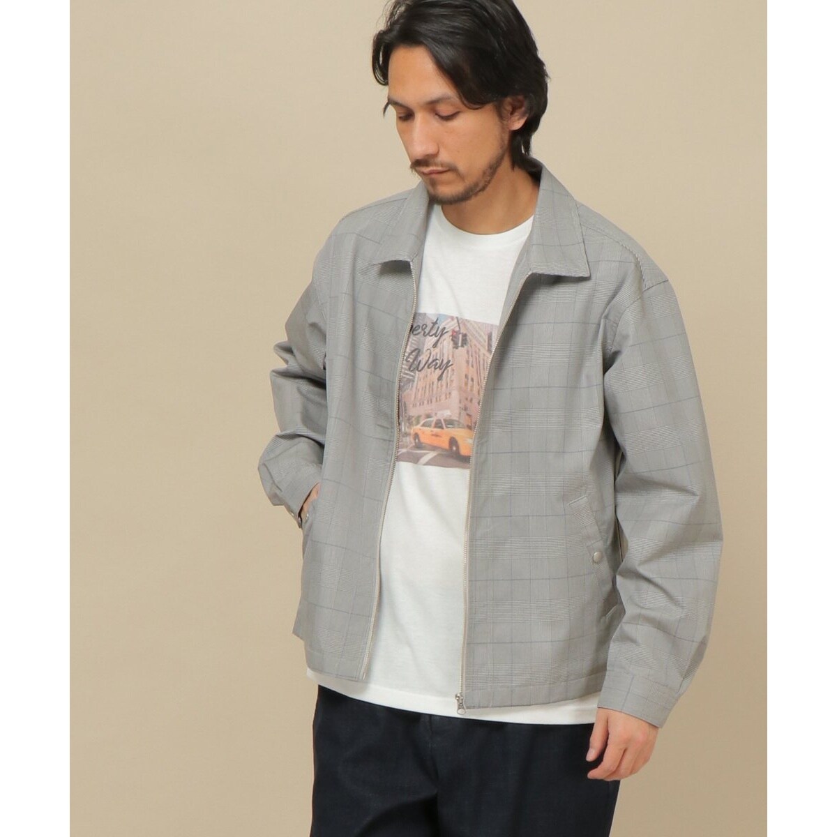 ジャケット・ブルゾン IKO COGTHEBIGSMOKE｜TWトロピカル オーバーサイズ 長袖 ブルゾン