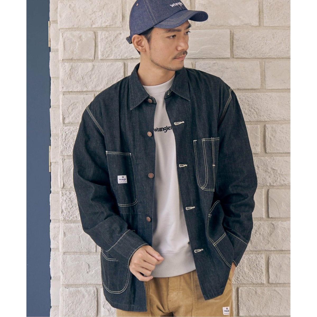 Wrangler カバーオールジャケット | イッカ(ikka) | 11060300