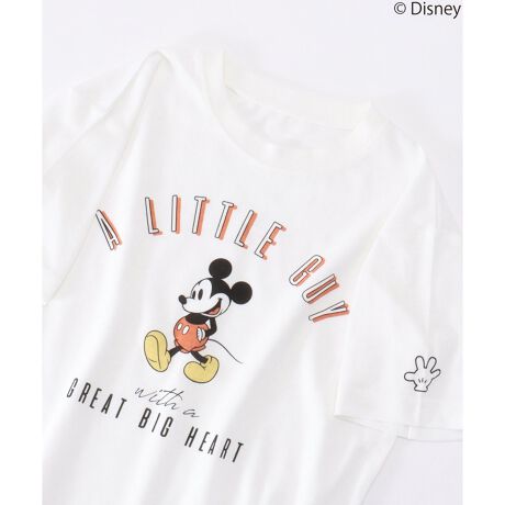 キッズ Disney ディズニー ミッキーマウス レタープリントtシャツ 100 150cm イッカ Ikka ファッション通販 マルイウェブチャネル