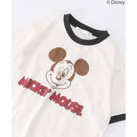 キッズ Disney ディズニー ミッキーマウス 前後プリントリンガーtシャツ 100 150cm イッカ Ikka ファッション通販 マルイウェブチャネル