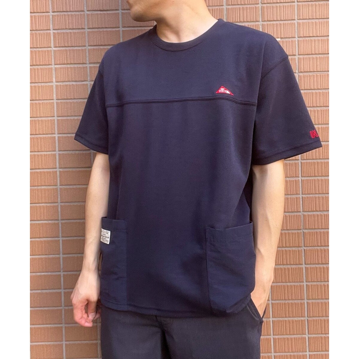 URBAN NATURE LIFE アーバンネイチャーライフ ダブルポケットTシャツ 